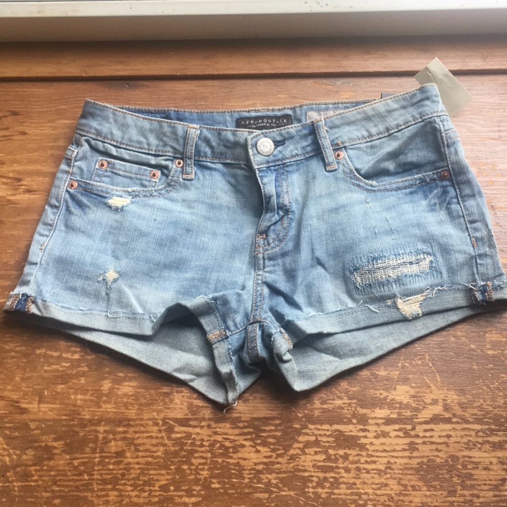 Denim shorts